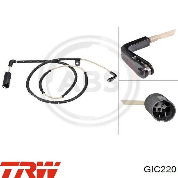 Compre GIC220 TRW Sensor dianteiro de desgaste das sapatas do freio