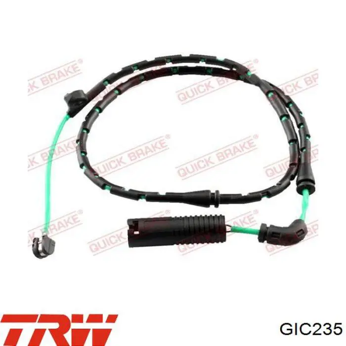 Compre GIC235 TRW Sensor dianteiro de desgaste das sapatas do freio