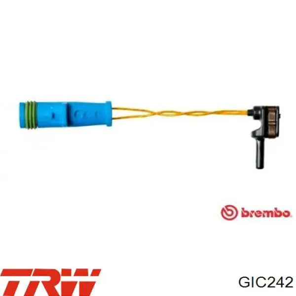 Sensor dianteiro de desgaste das sapatas do freio TRW GIC242 preço, a partir de 4,93 USD