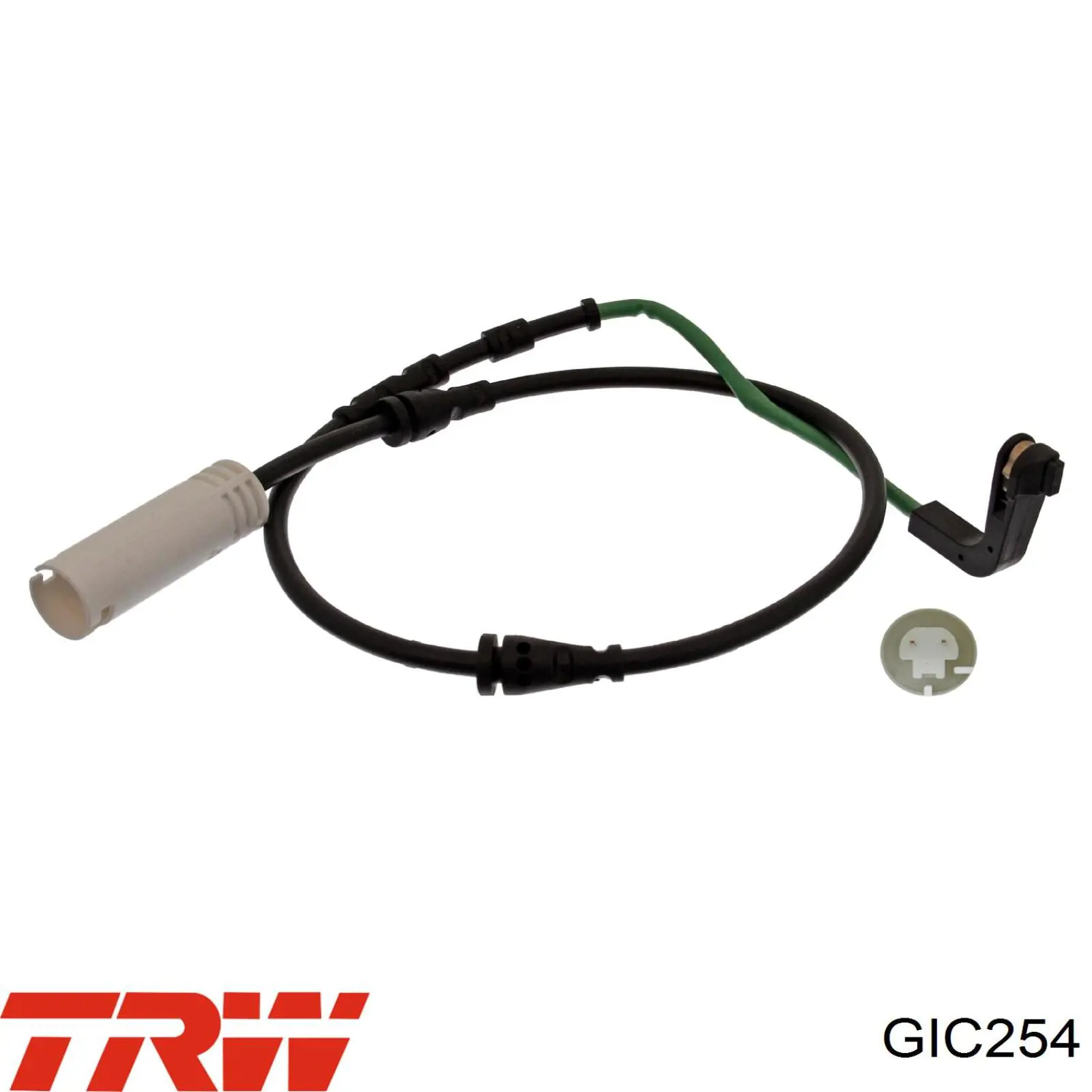Compre GIC254 TRW Sensor dianteiro esquerdo de desgaste das sapatas do freio