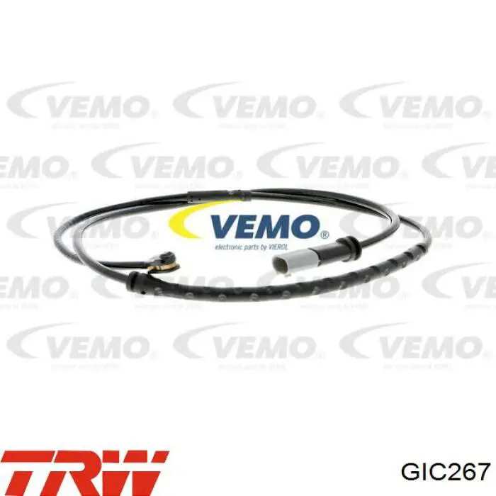 Compre GIC267 TRW Sensor traseiro de desgaste das sapatas do freio