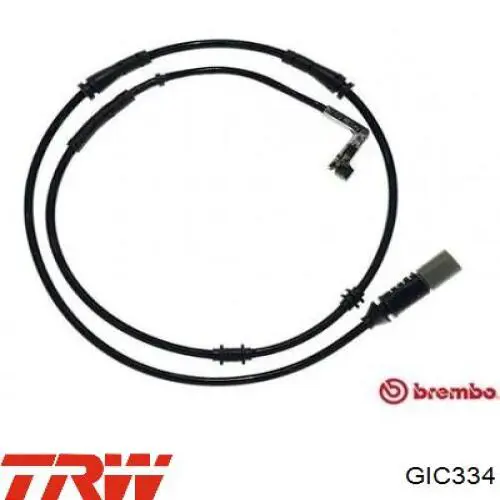 Compre GIC334 TRW Sensor traseiro de desgaste das sapatas do freio
