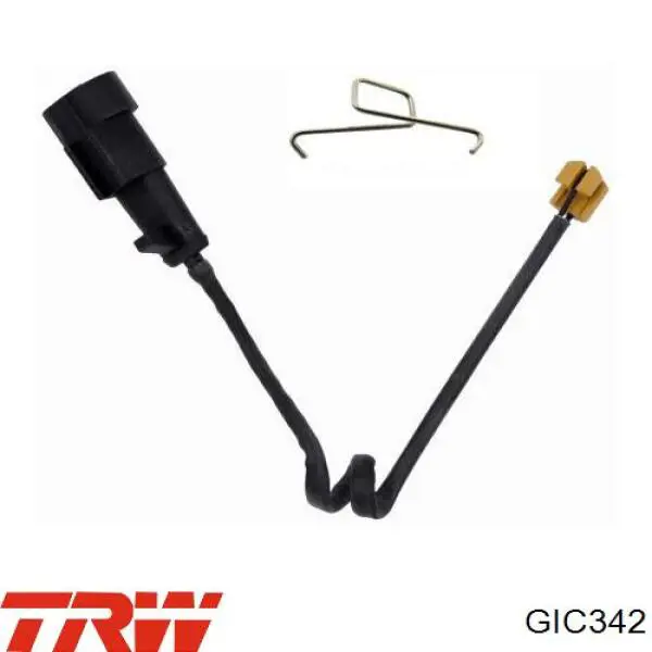 Compre GIC342 TRW Sensor dianteiro de desgaste das sapatas do freio