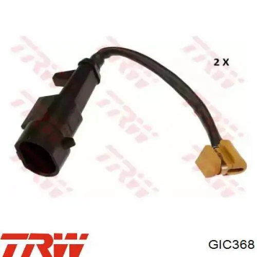 GIC368 TRW Sensor dianteiro de desgaste das sapatas do freio