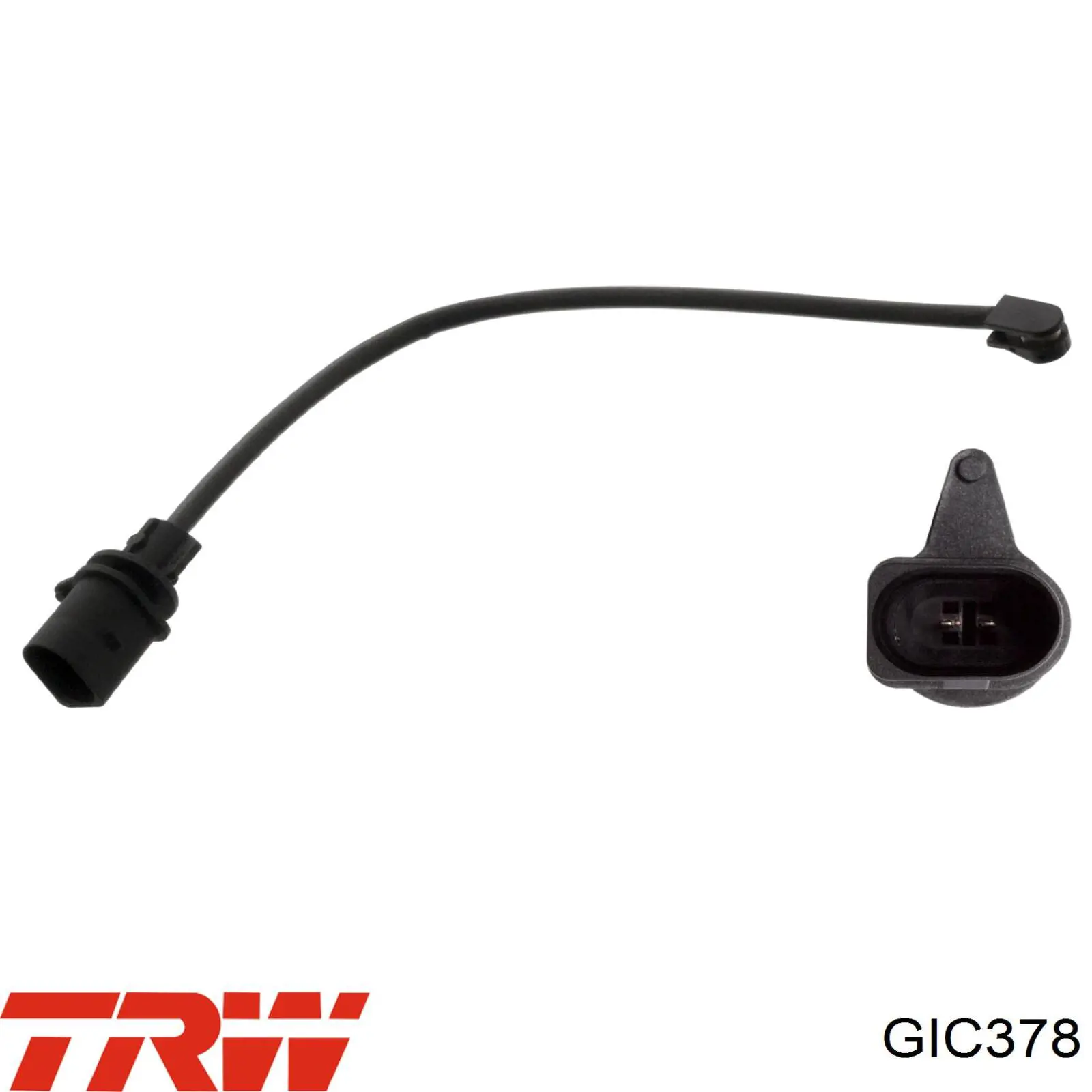 Sensor dianteiro esquerdo de desgaste das sapatas do freio TRW GIC378 preço, a partir de 12,61 USD