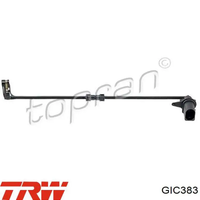 GIC383 TRW Sensor traseiro de desgaste das sapatas do freio