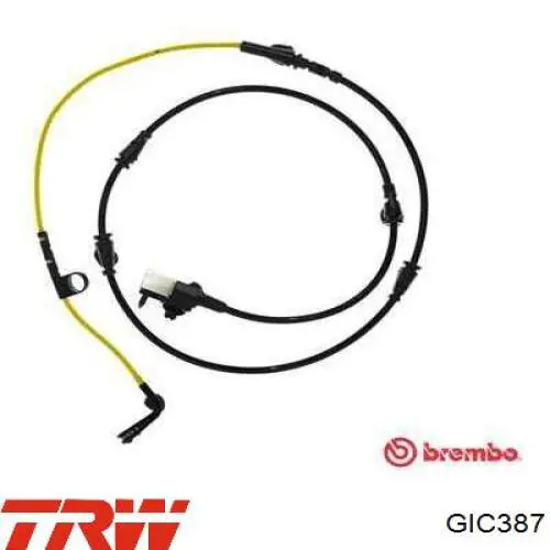 Sensor dianteiro de desgaste das sapatas do freio TRW GIC387 preço, a partir de 19,01 USD