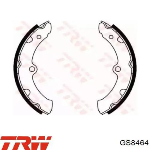 Compre GF255AF Japan Parts Sapatas do freio traseiras de tambor