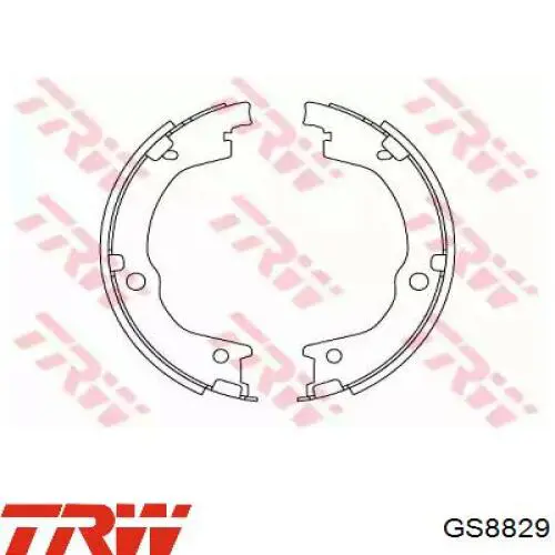 Compre GS8829 TRW Sapatas do freio de estacionamento