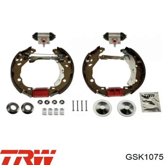 Compre GSK1075 TRW Sapatas do freio traseiras de tambor