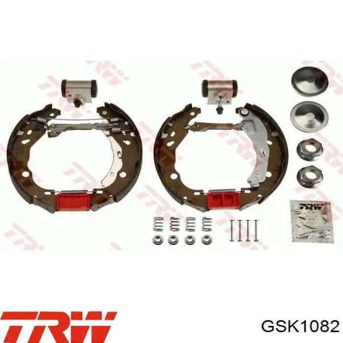 Compre GSK1082 TRW Sapatas do freio traseiras de tambor