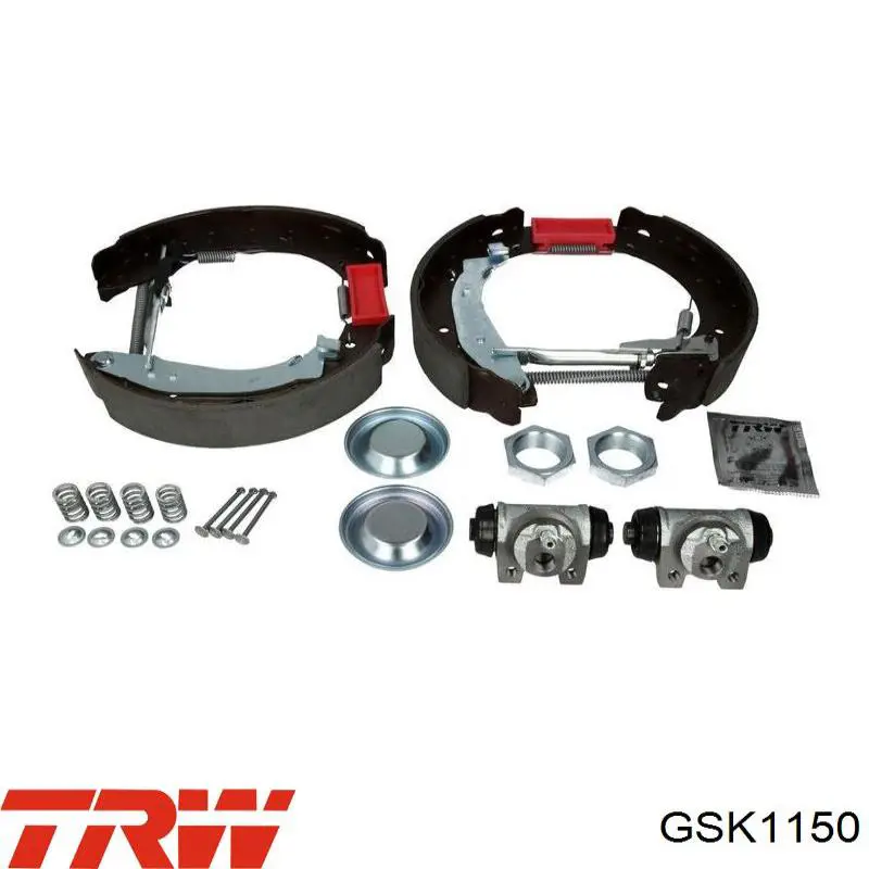 Compre GSK1150 TRW Sapatas do freio traseiras de tambor
