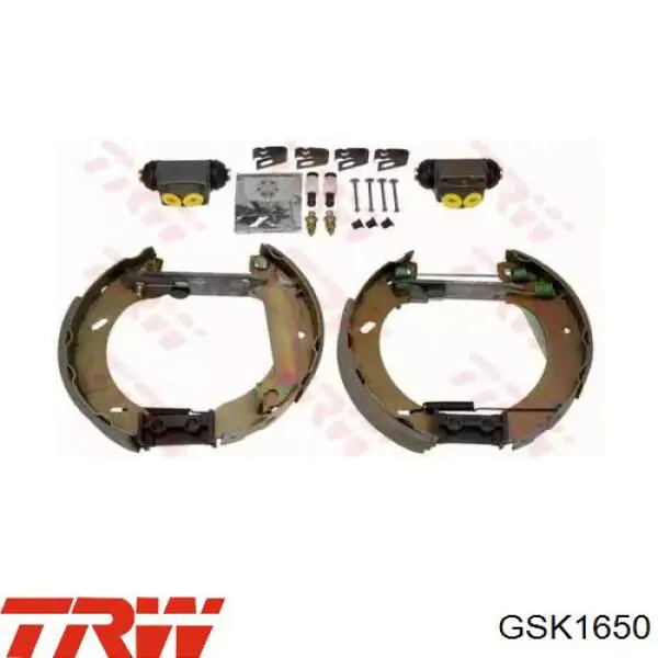 Compre GSK1650 TRW Sapatas do freio traseiras de tambor