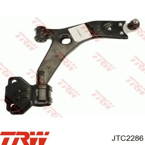 Braço oscilante inferior direito de suspensão dianteira TRW JTC2286 preço, a partir de 89,86 USD