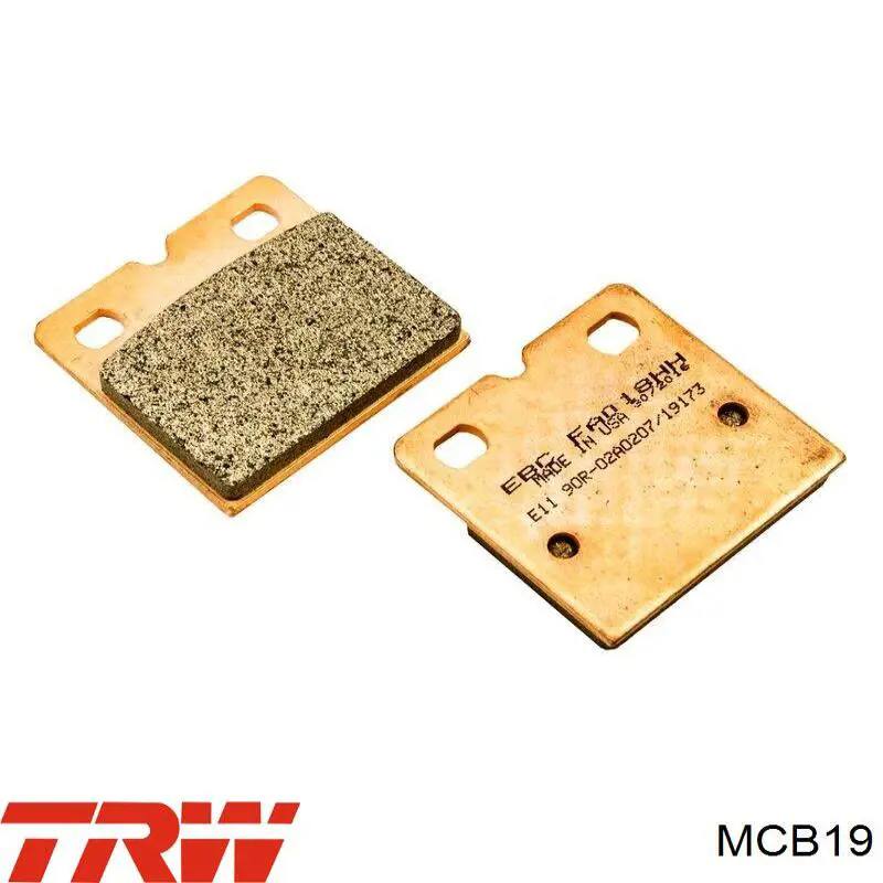 Sapatas do freio dianteiras de disco TRW MCB19 preço, a partir de 24,81 USD