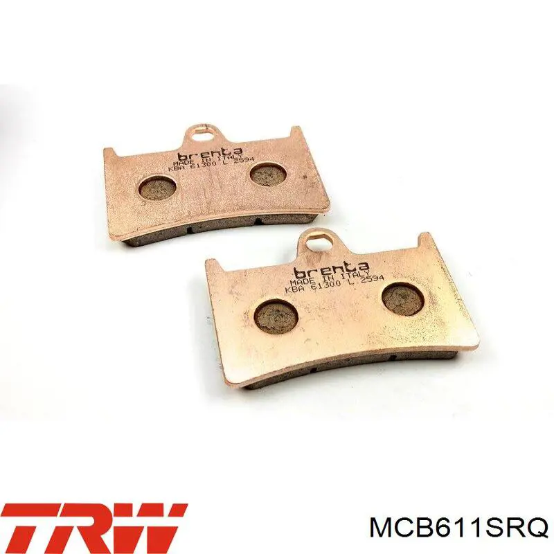Sapatas do freio dianteiras de disco TRW MCB611 preço, a partir de 32,63 USD