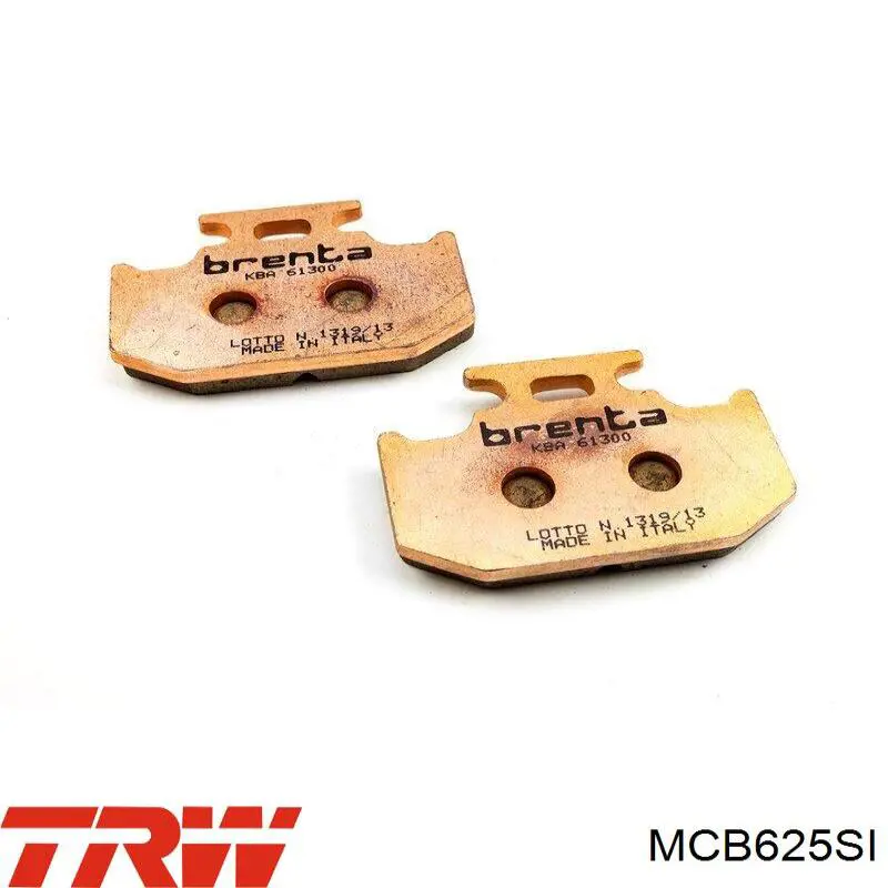 Sapatas do freio traseiras de disco TRW MCB625SI preço, a partir de 25,61 USD