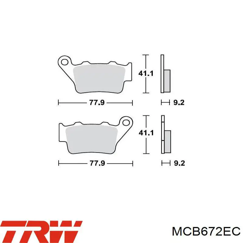  TRW MCB672EC preço, a partir de 30,27 USD