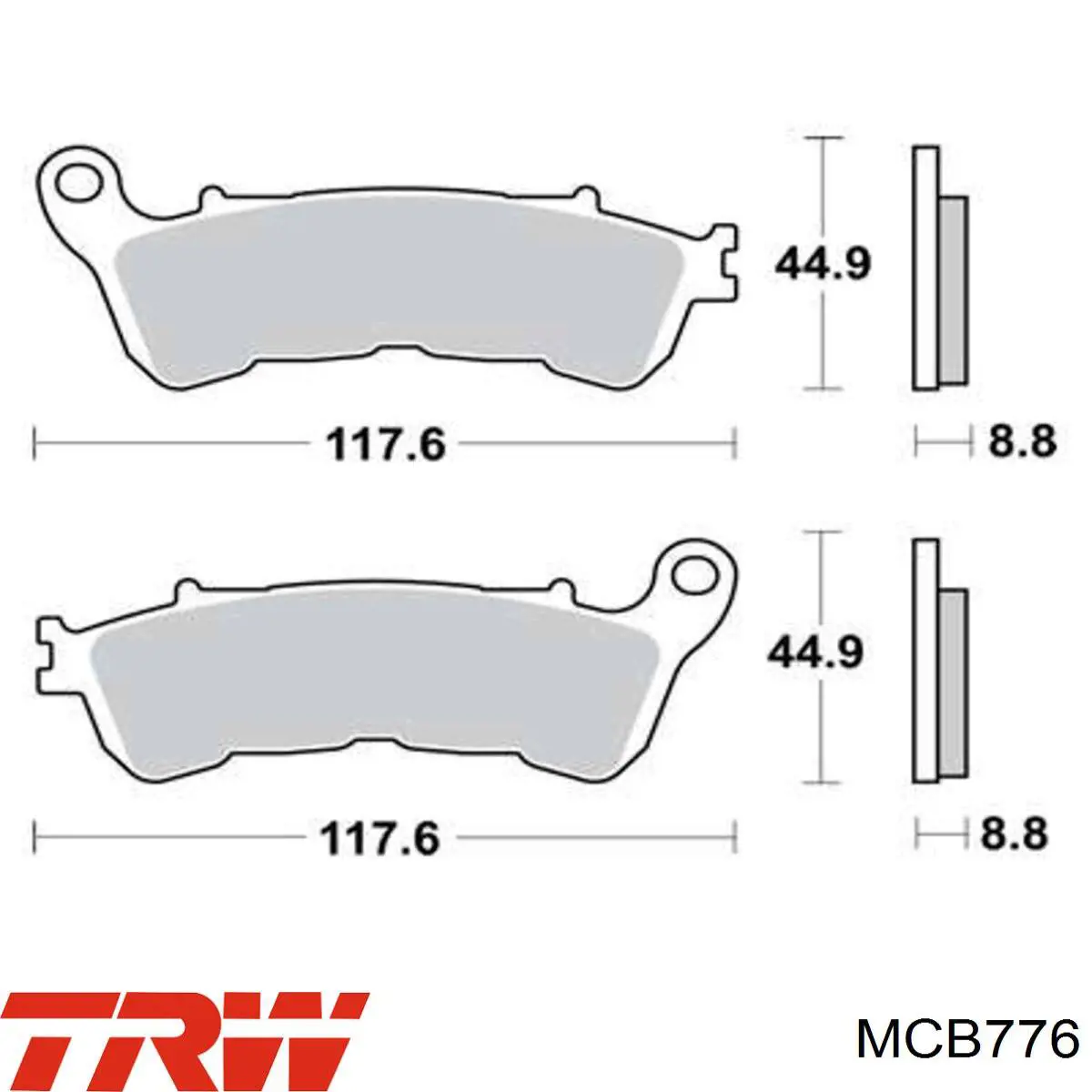 FA388 EBC Brakes Sapatas do freio dianteiras de disco