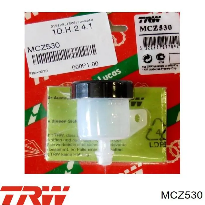 Tanque de cilindro mestre do freio (de fluido de freio) TRW MCZ530 preço, a partir de 26,27 USD
