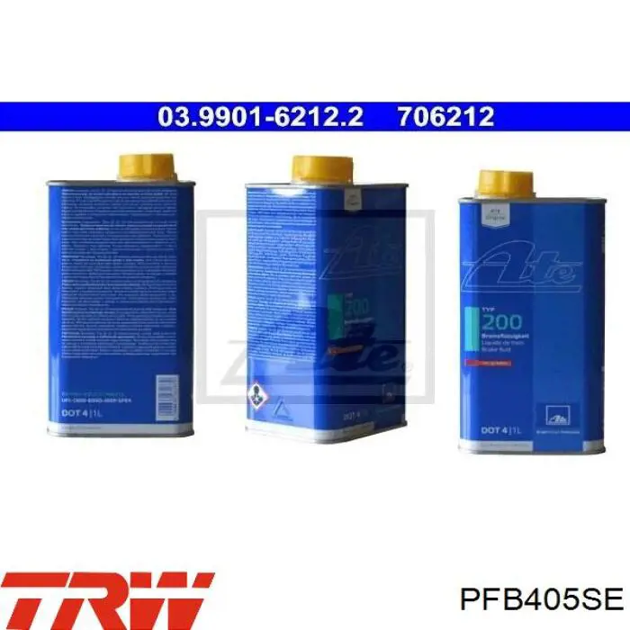 Fluido de freio TRW PFB405SE preço, a partir de 42,34 USD