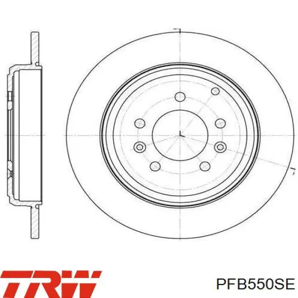 PFB550SE TRW Fluido de freio