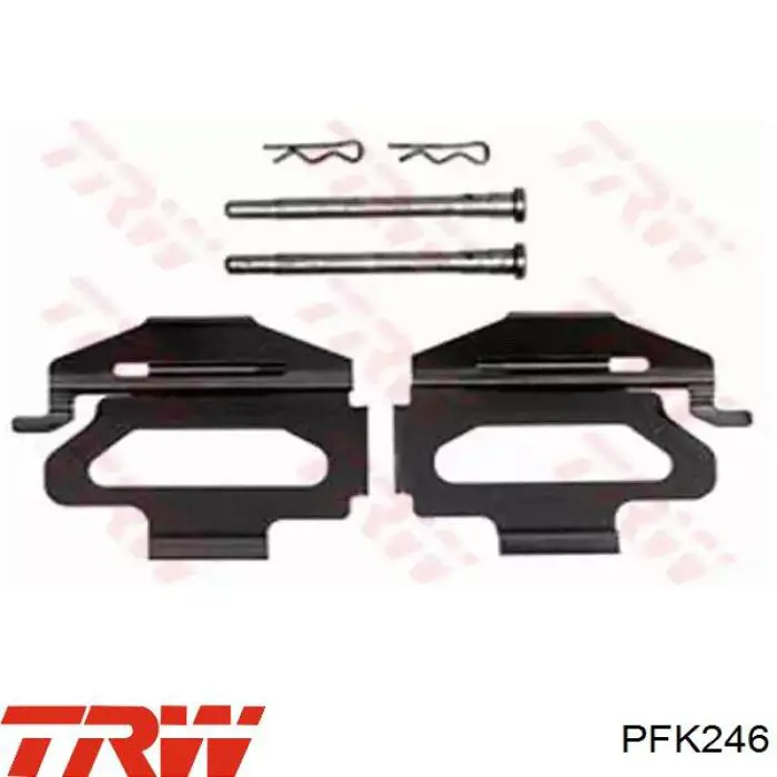 Kit de reparação das sapatas do freio TRW PFK246 preço, a partir de 12,74 USD