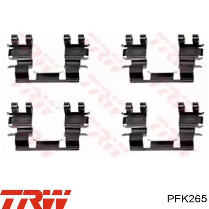 Compre 901087 Frenkit Kit de molas de fixação de sapatas de disco dianteiras