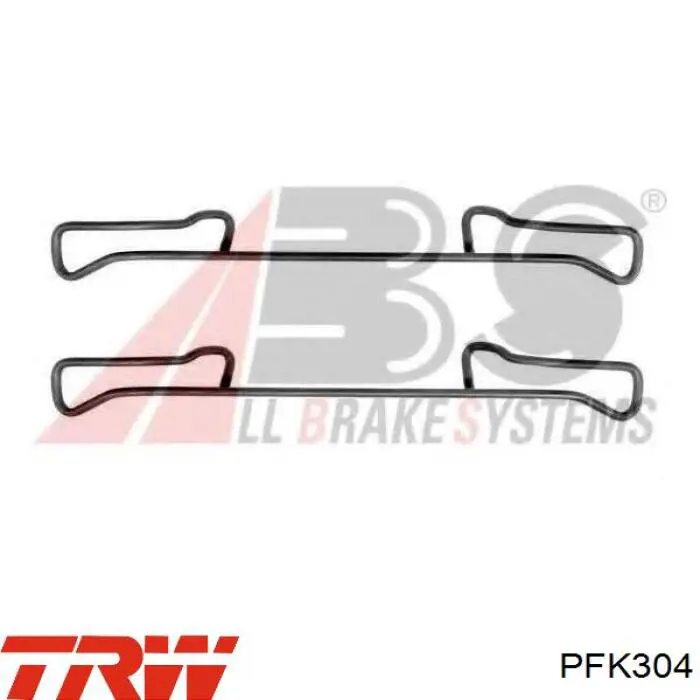 Kit de reparação das sapatas do freio TRW PFK304 preço, a partir de 6,80 USD
