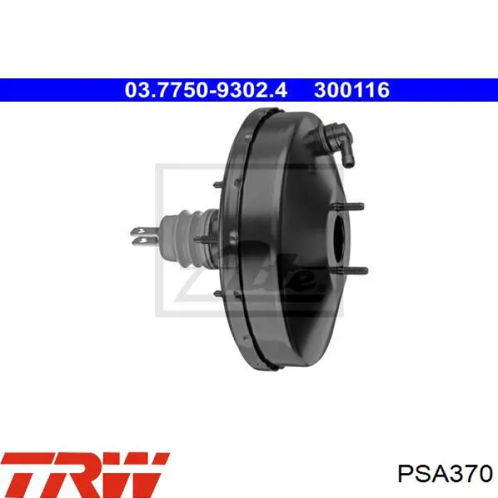 PSA370 TRW Reforçador dos freios a vácuo