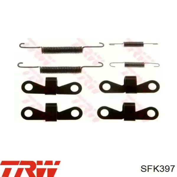 Compre SFK397 TRW Kit de montagem das sapatas traseiras de tambor