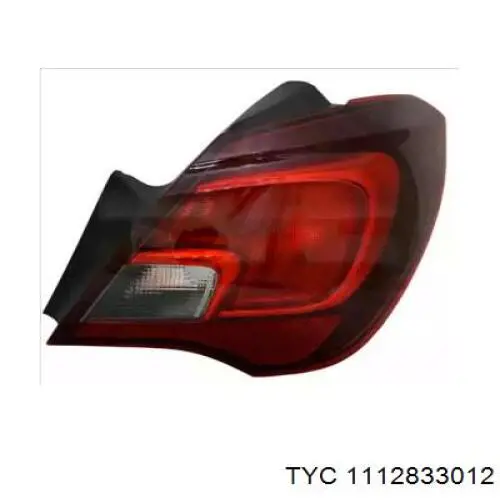 Compre 1222566 Opel Lanterna traseira direita externa