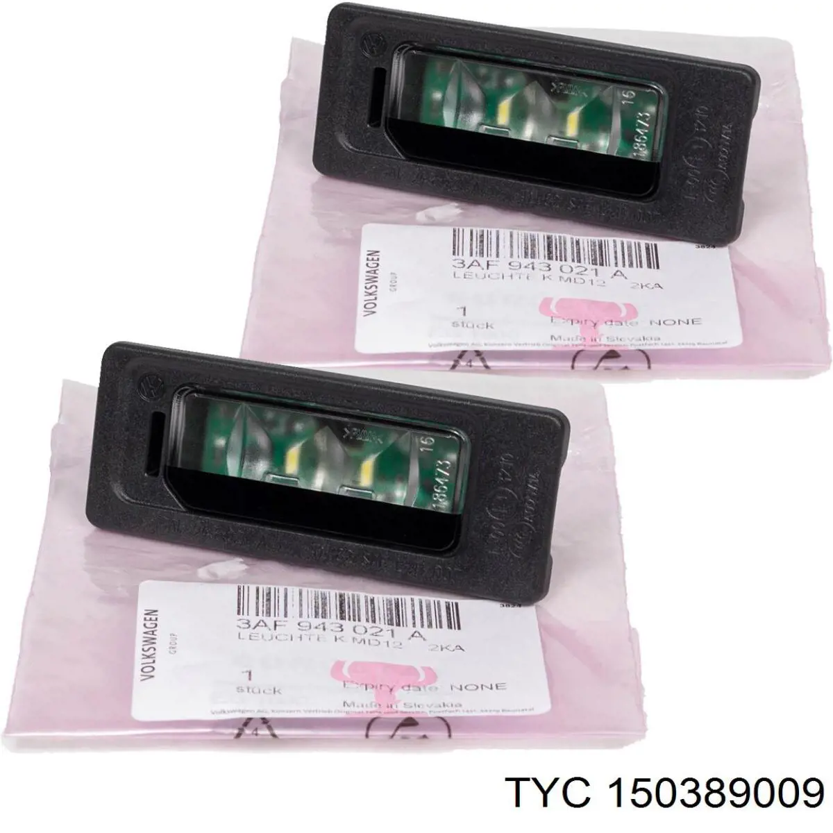 Compre 3AF943021 VAG Lanterna da luz de fundo de matrícula traseira
