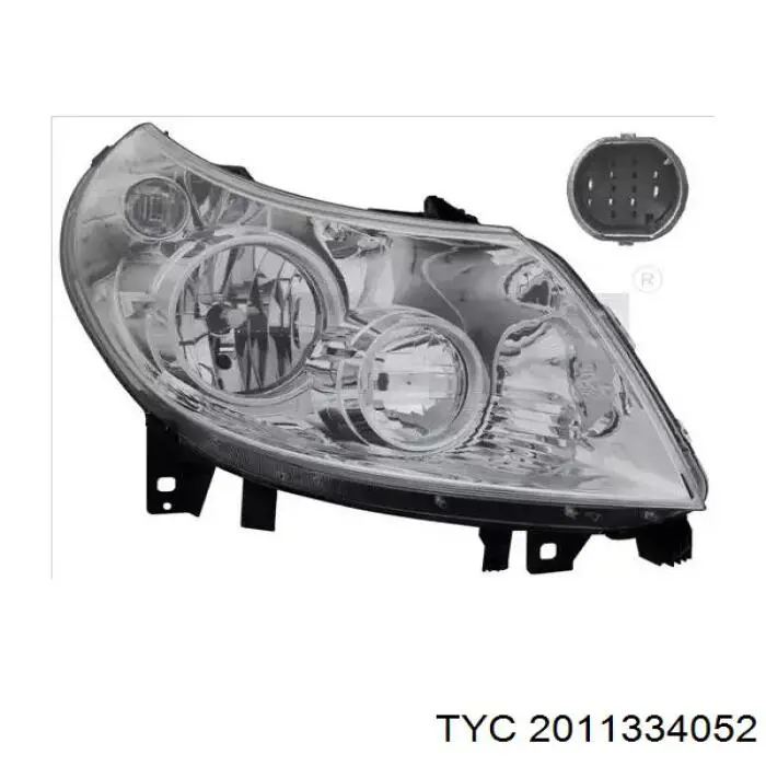 Luz esquerda TYC 2011334052 preço, a partir de 139,77 USD