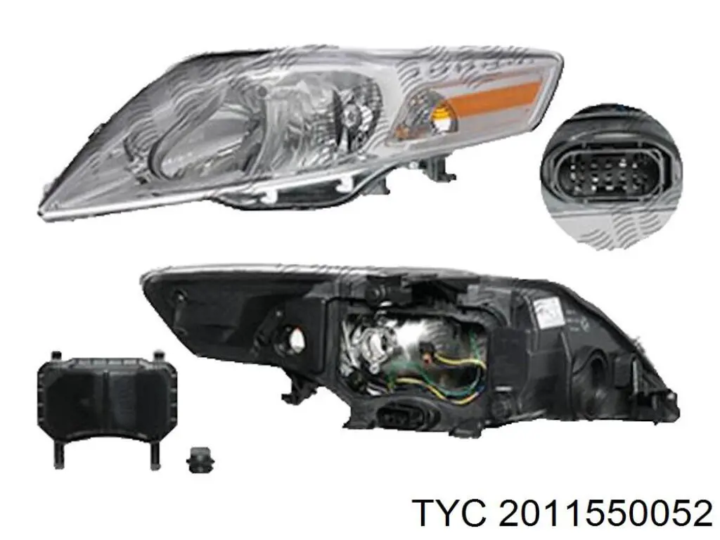 Luz esquerda TYC 2011550052 preço, a partir de 160,04 USD