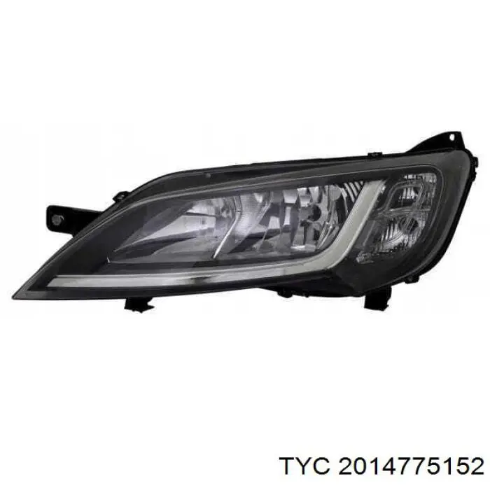 Luz direita 1612040580 Peugeot/Citroen