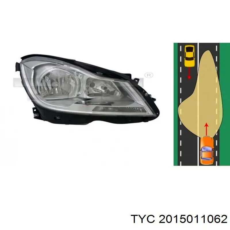 Luz direita TYC 2015011062 preço, a partir de 356,62 USD