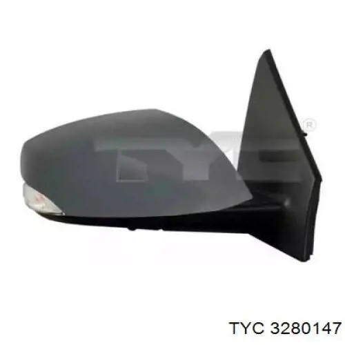 Espelho de retrovisão direito 963010175R Renault (RVI)