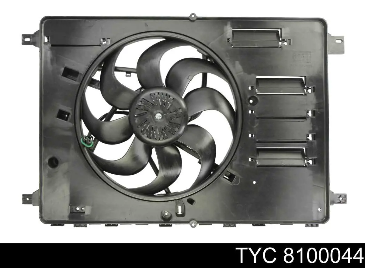 Compre 8100044 TYC Difusor do radiador de esfriamento, montado com motor e roda de aletas