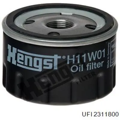Filtro de óleo UFI 2311800 preço, a partir de 5,51 USD
