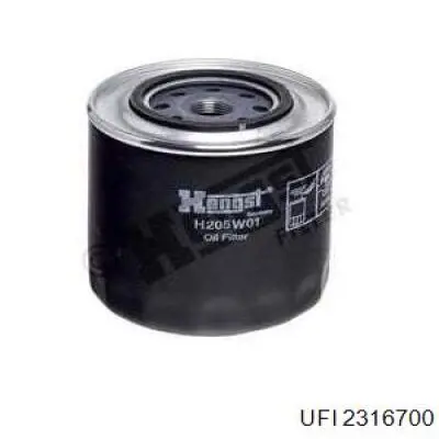Filtro de óleo UFI 2316700 preço, a partir de 5,07 USD