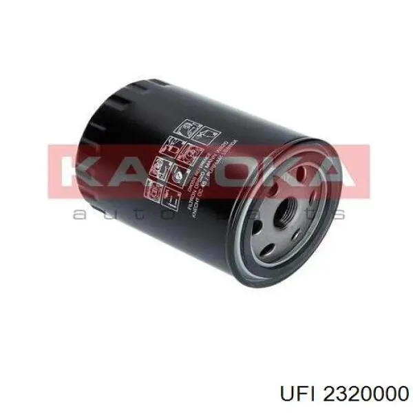 Filtro de óleo UFI 2320000 preço, a partir de 6,43 USD