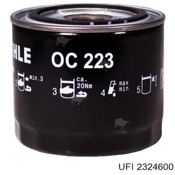 Compre 2324600 UFI Filtro de óleo