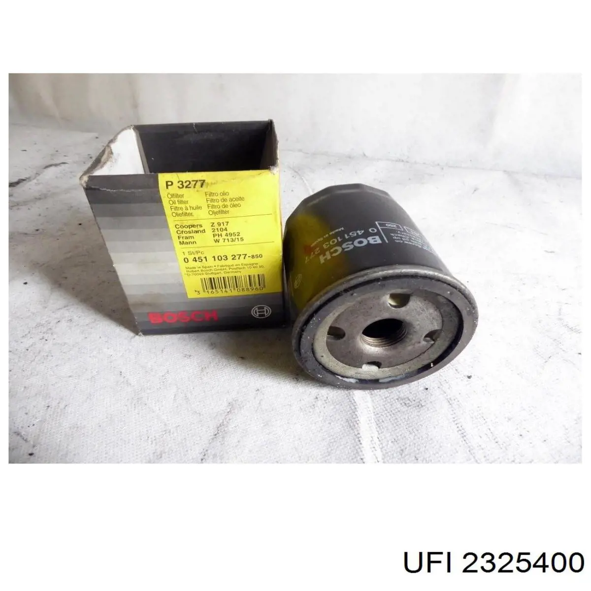 Filtro de óleo UFI 2325400 preço, a partir de 6,35 USD