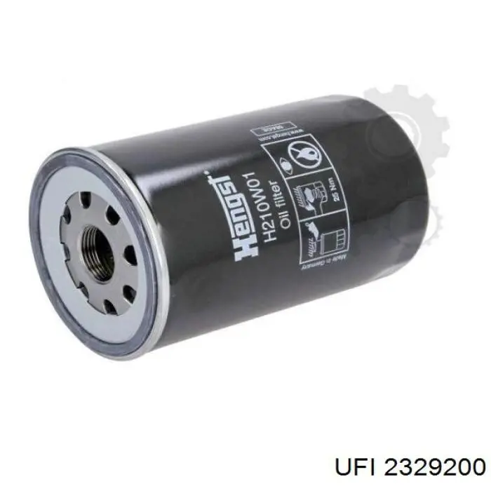 Filtro de óleo UFI 2329200 preço, a partir de 10,43 USD