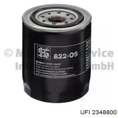 Filtro de óleo UFI 2348800 preço, a partir de 12,08 USD