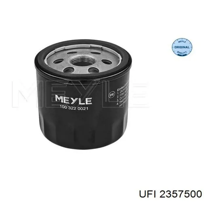 Filtro de óleo UFI 2357500 preço, a partir de 6,02 USD