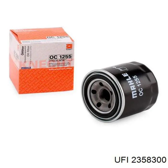 Filtro de óleo UFI 2358300 preço, a partir de 5,84 USD