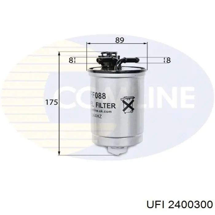 Compre 2400300 UFI Filtro de combustível