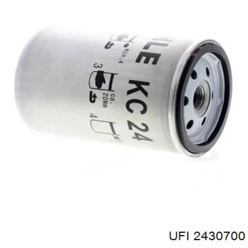 Compre 2430700 UFI Filtro de combustível